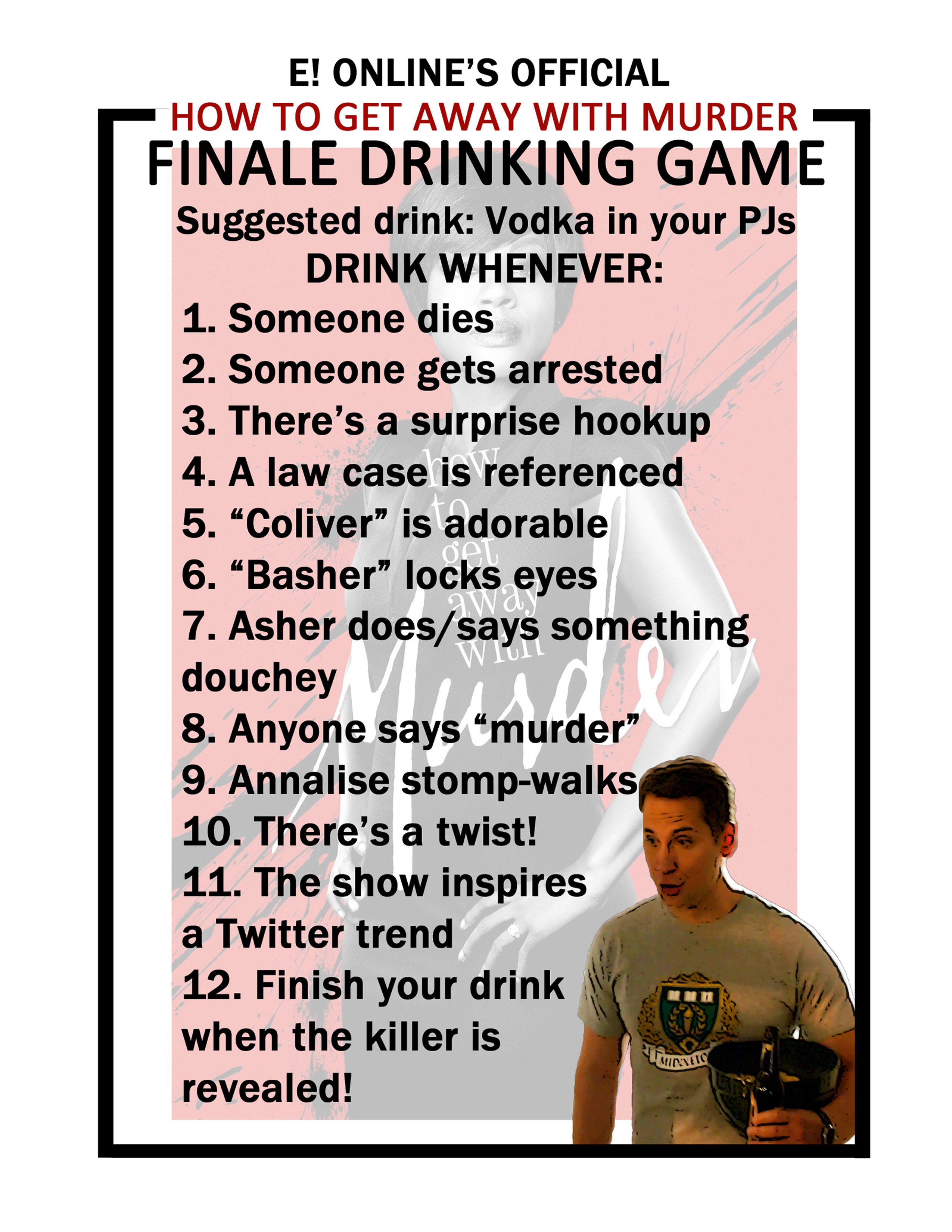 Play Our How to Get Away With Murder Finale Drinking Game! E! News